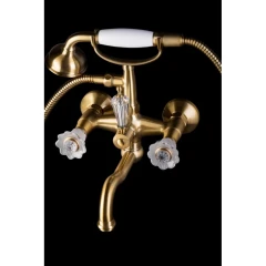 Смеситель для ванны, Boheme Camelia, бронза арт. 313-Camelia