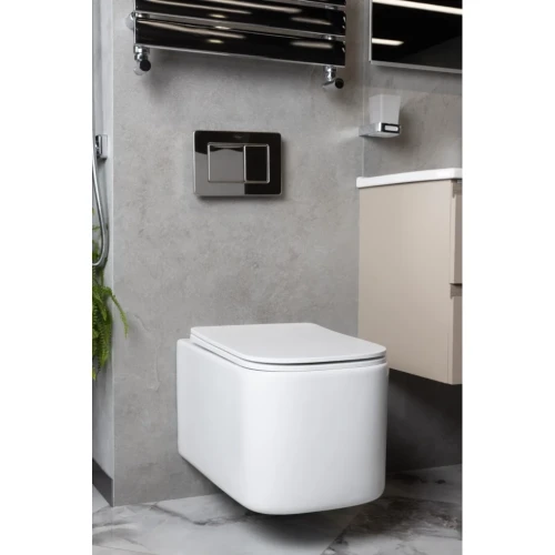 Купить купить унитаз подвесной с сиденьем микролифт, boheme mane, белый арт. 970-set-w