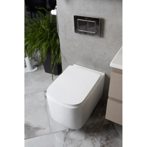 Купить купить унитаз подвесной с сиденьем микролифт, boheme mane, белый арт. 970-set-w