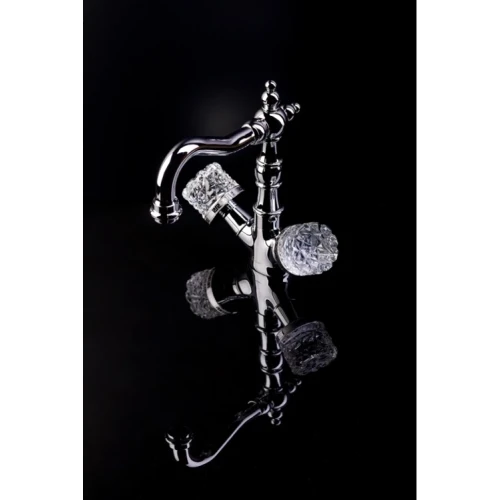 Купить купить смеситель для раковины, boheme crystal, хром арт. 272-crst