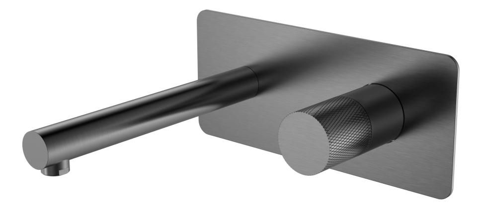 Купить купить смеситель для раковины, boheme stick, оружейная сталь 125-gm.2