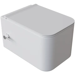 Унитаз биде подвесной с сиденьем микролифт, Boheme Mane, белый арт. 970-SET-2-MW