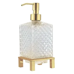 Дозатор для жидкого мыла, Boheme, золото арт. 10225