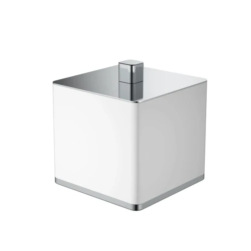 Купить купить стакан для ватных дисков, boheme, белый, хром арт. 10964-w-cr