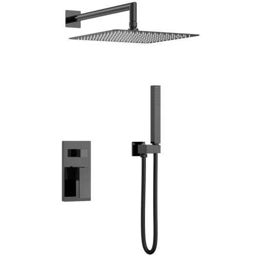 Купить купить душевая система, boheme qubic, оружейная сталь арт. 474-3-sgm