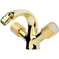 Смеситель для биде, Boheme Royal Cristal, золото арт. 296-Royal