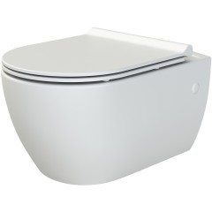 Унитаз подвесной с сиденьем микролифт, Boheme Bianca, белый арт. 963