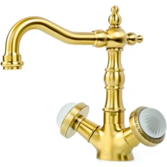 Смеситель для раковины, Boheme Satine, бронза арт. 312-ST