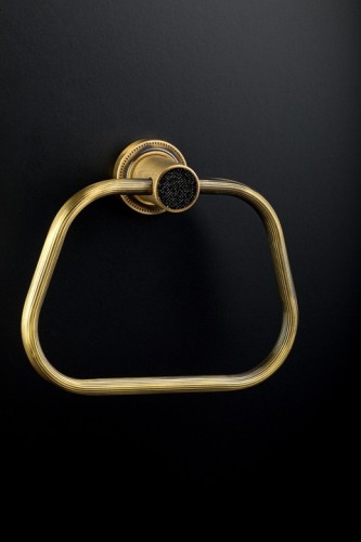 Купить купить стакан для зубных щеток, boheme royal cristal, бронза арт. 10924-br-b