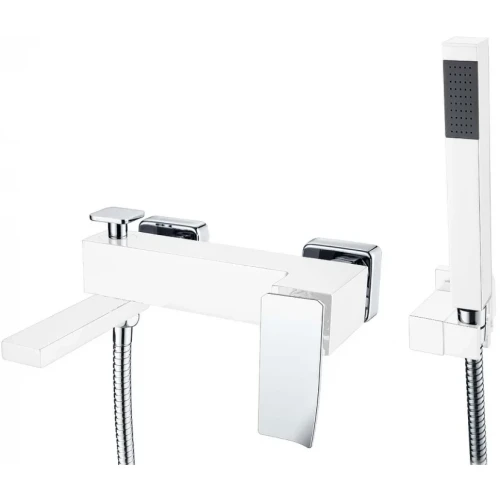 Купить купить смеситель для ванны, boheme q, белый, хром арт. 143-wcr.2