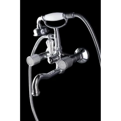 Смеситель для ванны, Boheme Royal Cristal, хром арт. 273-Royal/CRST black