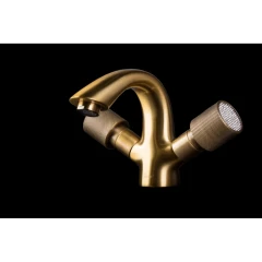 Смеситель для раковины, Boheme Royal Cristal, бронза арт. 311-Royal/CRST black