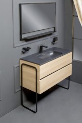 Тумба под раковину, подвесная, Armadi Art Vallessi, дуб светлый арт. 837-080-L