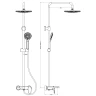 Купить купить душевая система, boheme spectre, хром арт. 458-cr