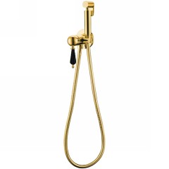 Гигиенический душ со смесителем, Boheme Medici, золото арт. 435-BSW