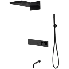 Душевая система с термостатом, Boheme Fusion, черный арт. 131-2-B