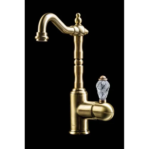 Купить купить смеситель для раковины, boheme crystal, бронза арт. 302-crst