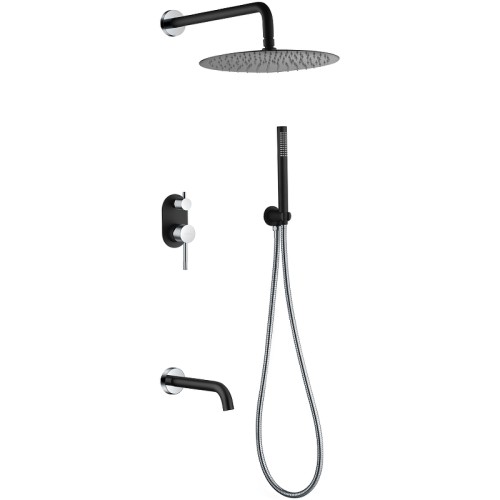 Купить купить душевая система, boheme uno, черный арт. 464-2-bcr