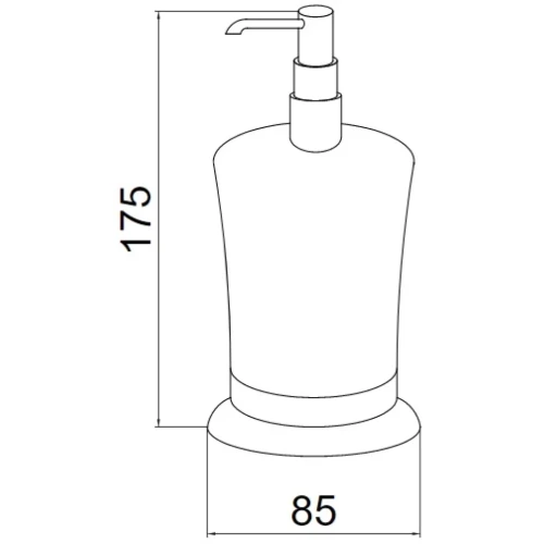 Купить купить дозатор для жидкого мыла, boheme brillante, хром арт. 10439