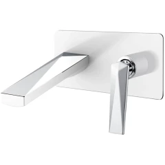 Смеситель для раковины, Boheme Venturo, белый, хром арт. 375-W