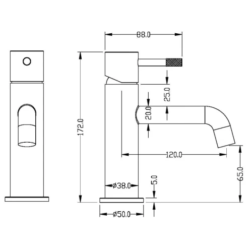Купить купить смеситель для раковины, boheme uno, золото арт. 461-mg