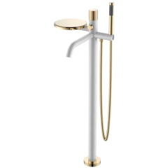 Смеситель для ванны, Boheme Stick, белый арт. 129-WG.2