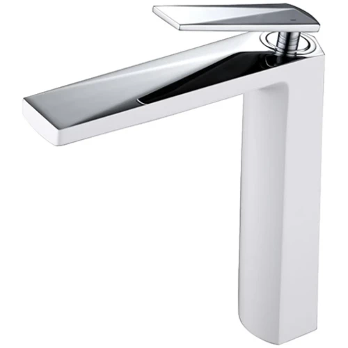 Купить купить смеситель для раковины, boheme venturo, белый, хром арт. 372-w