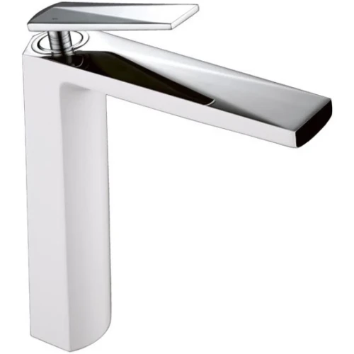 Купить купить смеситель для раковины, boheme venturo, белый, хром арт. 372-w