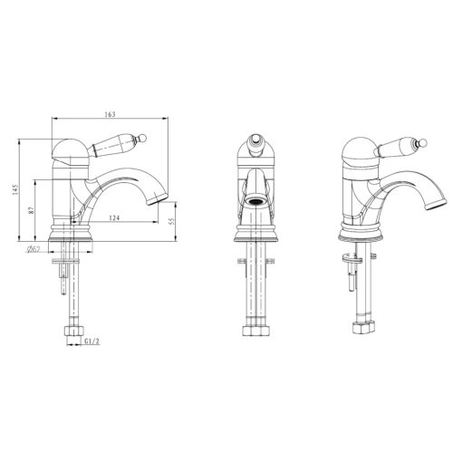 Купить купить смеситель для раковины, boheme provanse ripresa, бронза арт. 361