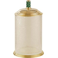 Ведро для мусора, Boheme Murano, золото, бирюзовый арт. 10914-GR-G