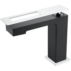 Смеситель для раковины, Boheme Q, черный, хром арт. 141-BCR