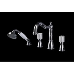 Смеситель на борт ванны, Boheme Royal Cristal, хром арт. 396-Royal/CRST