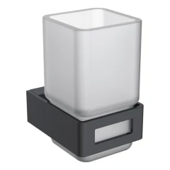 Стакан для зубных щеток, Boheme Q, черный арт. 10944-B