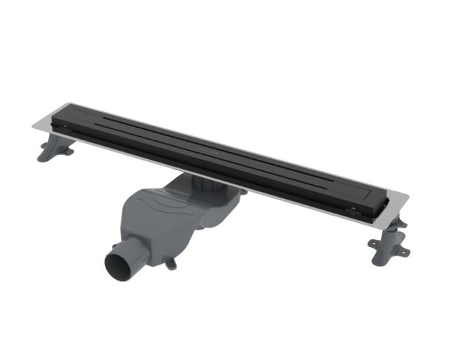 Купить купить душевой лоток с решеткой, armadi art premium trendy, черный арт. 983-80-b