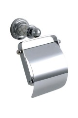 Держатель туалетной бумаги с крышкой, Boheme Murano, хром арт. 10901-W-CR