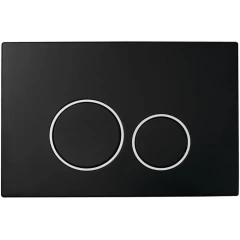 Клавиша смыва, Boheme, черный, хром арт. 662