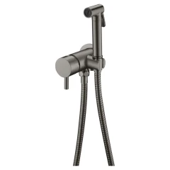 Гигиенический душ со смесителем, Boheme Uno, оружейная сталь арт. 467-GM