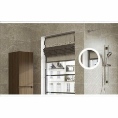 Зеркало с подсветкой с сенсорным выключателем, Armadi Art Vallessi, алюминий, стекло арт. 542