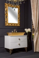 Тумба под раковину, подвесная, Armadi Art NeoArt, white арт. 831-080-WH