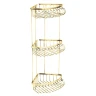 Купить купить полка корзина угловая, boheme imperiale, золото арт. 10428