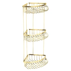 Полка корзина угловая, Boheme Imperiale, золото арт. 10428