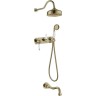 Купить купить душевая система, boheme medici, бронза арт. 308-mr-w