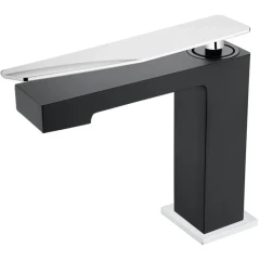 Смеситель для раковины, Boheme Q, черный, хром арт. 141-BCR.2