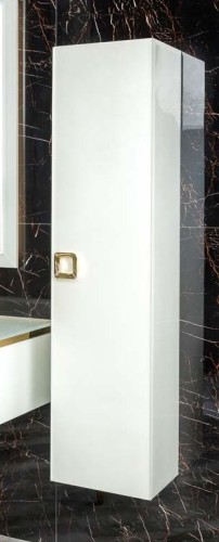 Купить купить шкаф пенал, подвесной, armadi art lucido, жемчужный белый арт. 772-w