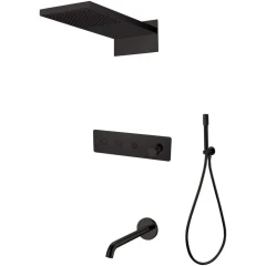 Душевая система, Boheme Fusion, черный арт. 130-2-B