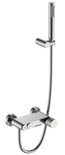 Купить купить смеситель для ванны nikel brush с ручкой touch, boheme stick, арт. 123-nb.2