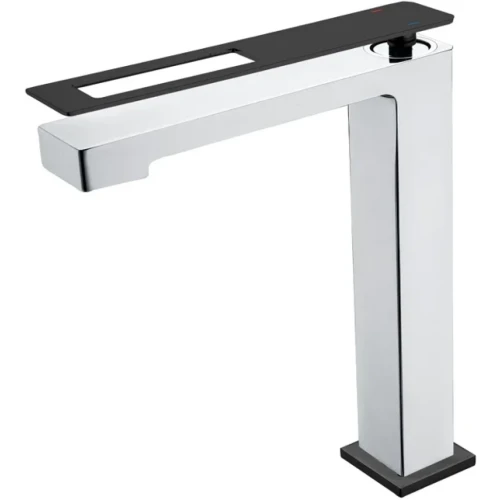 Купить купить смеситель для раковины, boheme q, хром, черный арт. 142-crb