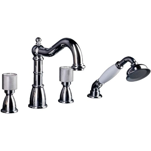 Купить купить смеситель на борт ванны, boheme royal cristal, хром арт. 396-royal