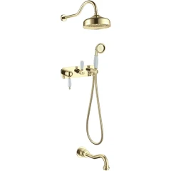 Душевая система, Boheme Tradizionale Oro, золото арт. 288