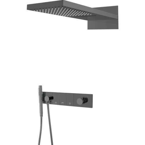 Купить купить душевая система, boheme zodiac, оружейная сталь арт. 132-sgm